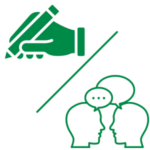 icono curso dele c1 expresión oral escrita